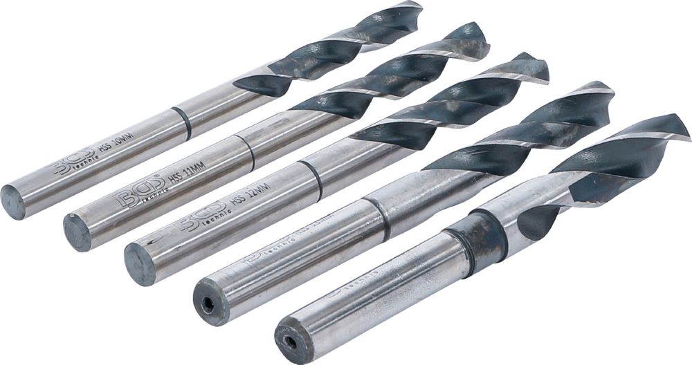 Produktbild BGS HSS Bohrer Satz 10 - 11 - 12 - 13 - 15 mm 5 teilig bild 2