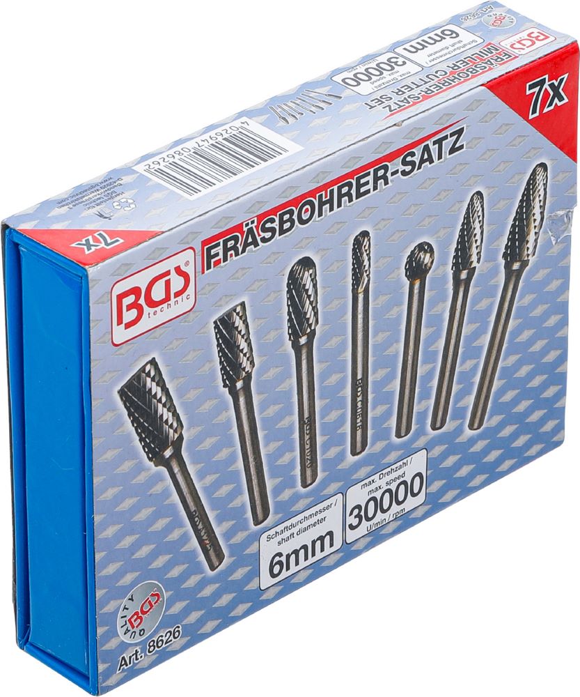 Produktbild HSS Fräser Satz 7 teilig bild 6