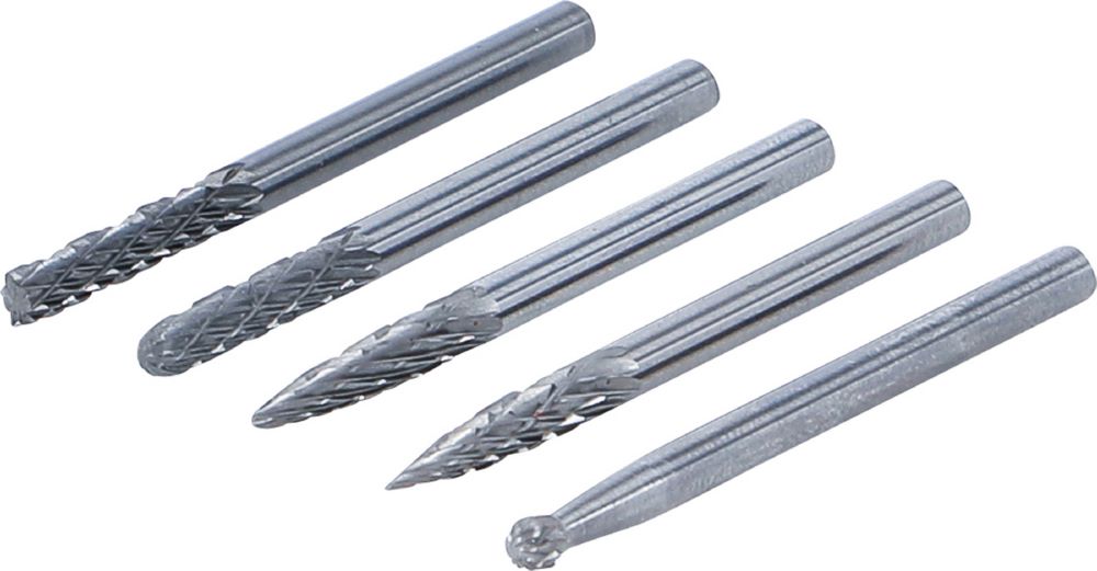 Produktbild BGS HSS Fräser Satz extra kurz 5 teilig