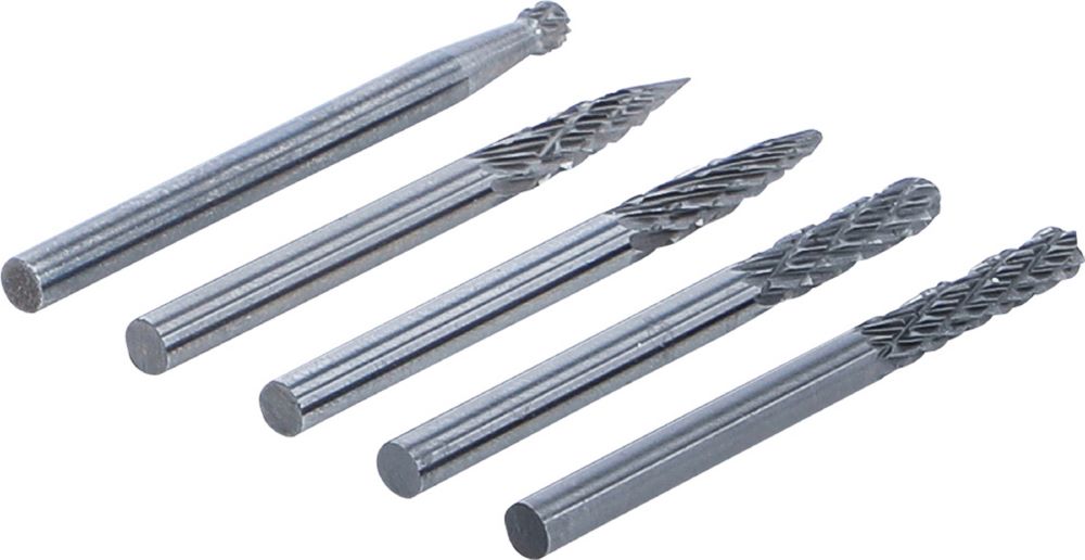Produktbild HSS Fräser Satz extra kurz 5 teilig bild 2