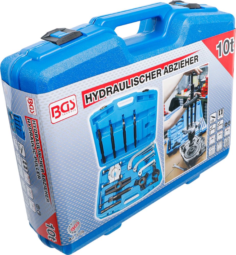 Produktbild BGS Hydraulischer Abzieher Satz 10 tonnen 25 teilig bild 10