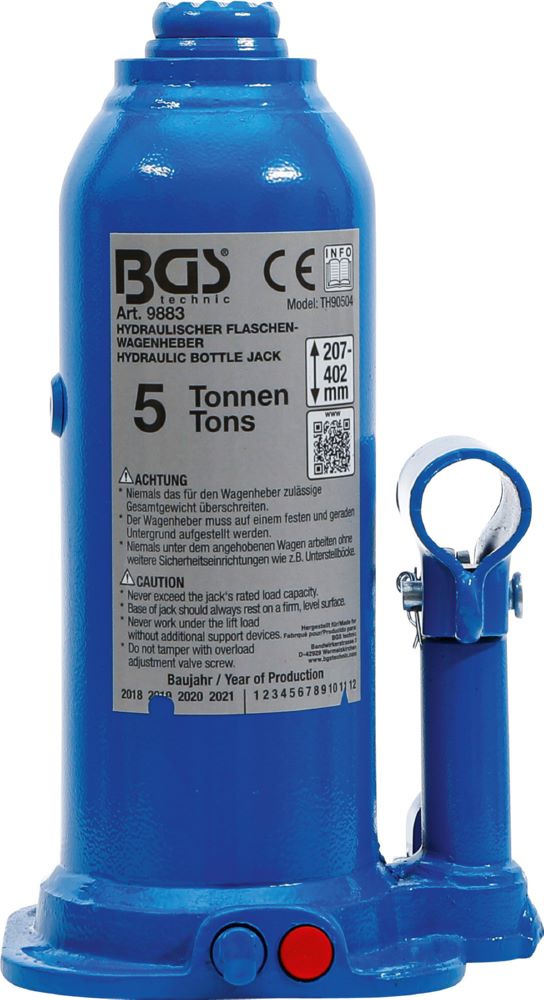 Produktbild BGS Hydraulischer Flaschen Wagenheber 5 tonnen bild 3