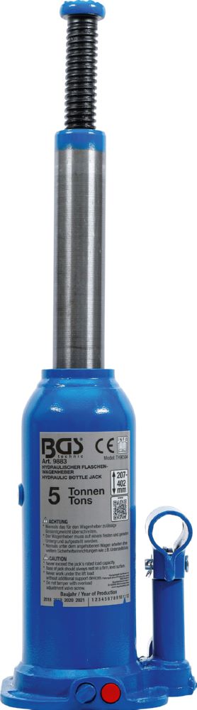 Produktbild BGS Hydraulischer Flaschen Wagenheber 5 tonnen bild 4
