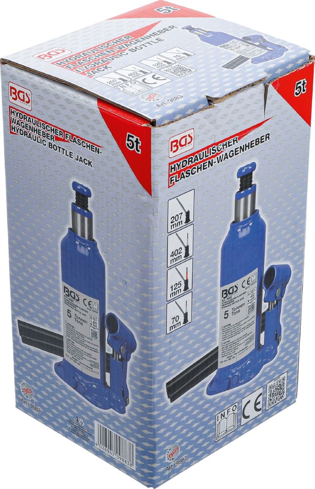 Produktbild BGS Hydraulischer Flaschen Wagenheber 5 tonnen bild 6