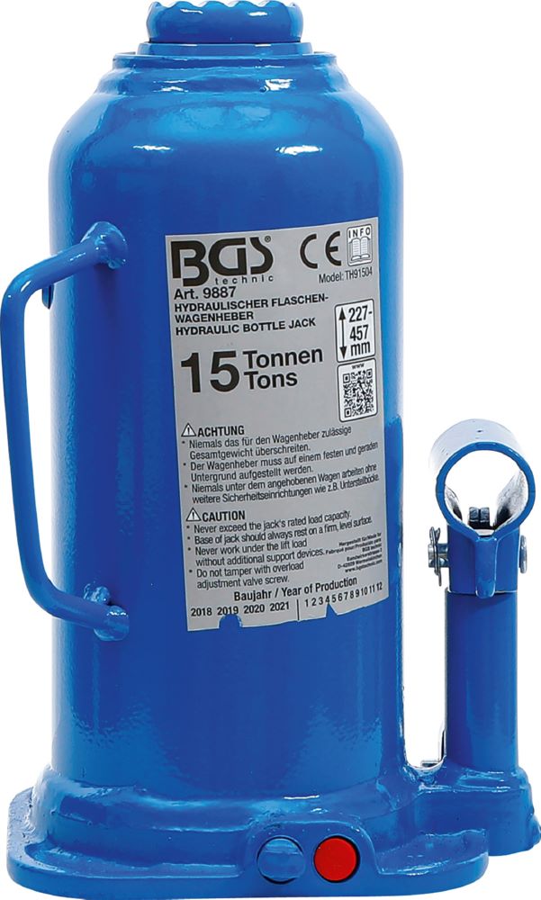 Produktbild BGS Hydraulischer Flaschen Wagenheber 15 tonnen bild 3