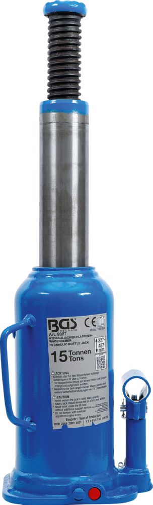 Produktbild BGS Hydraulischer Flaschen Wagenheber 15 tonnen bild 4