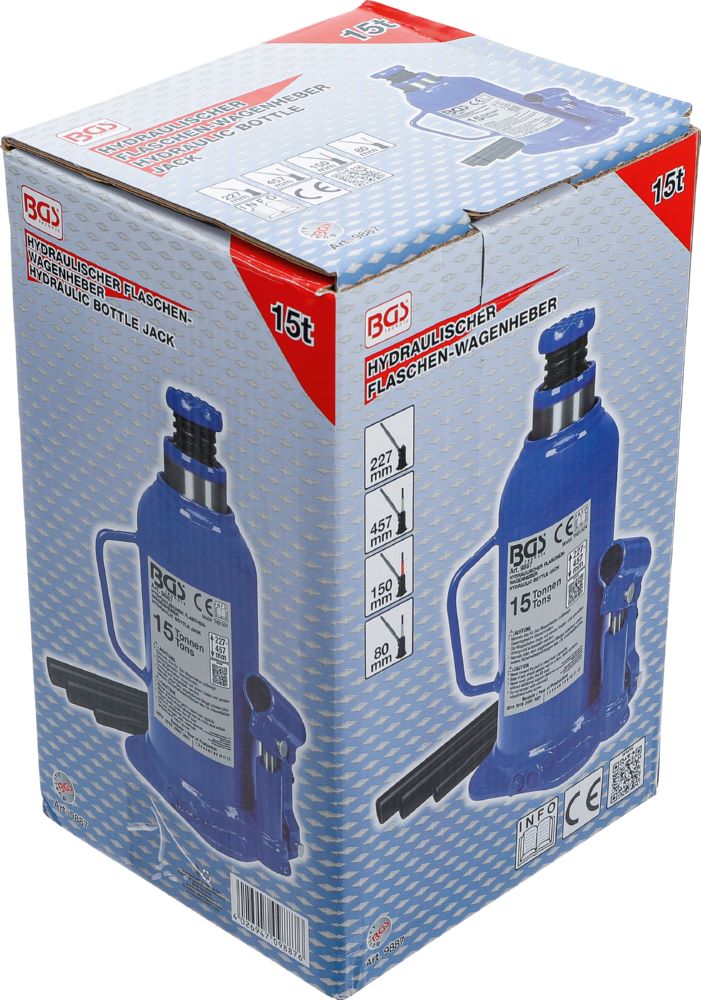Produktbild BGS Hydraulischer Flaschen Wagenheber 15 tonnen bild 6