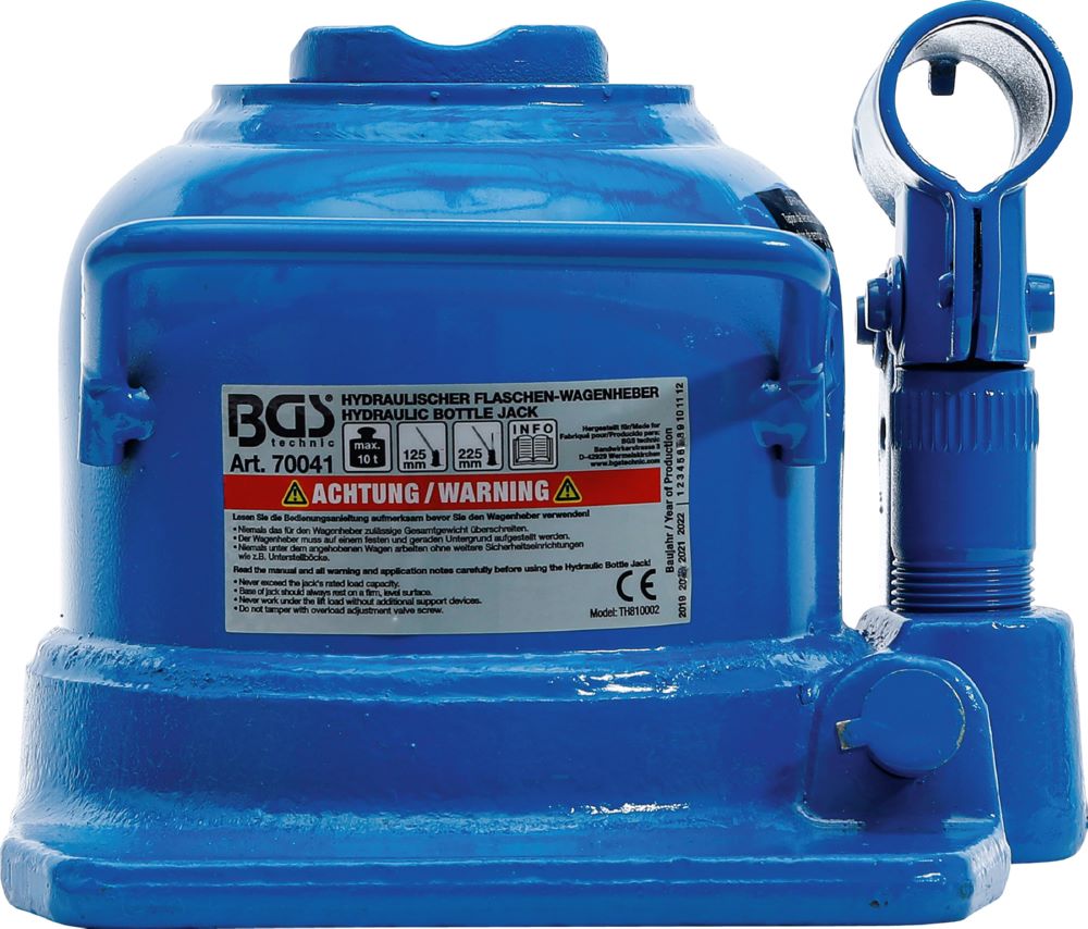 Produktbild BGS Hydraulischer Flaschen-Wagenheber extra flach 10 tonnen bild 4