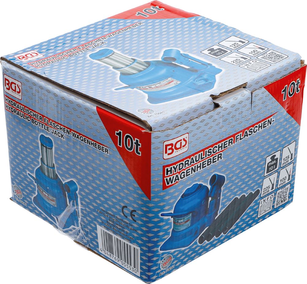 Produktbild BGS Hydraulischer Flaschen-Wagenheber extra flach 10 tonnen bild 6
