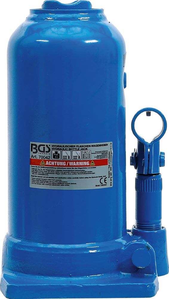 Produktbild BGS Hydraulischer Flaschen Wagenheber 5 Tonnen mit Doppelkolben bild 3