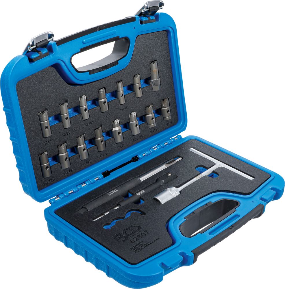 Produktbild BGS Injektoren Dichtsitz Fräser Satz 19 teilig bild 2