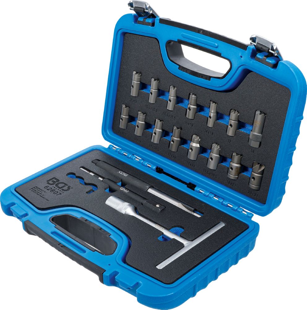 Produktbild BGS Injektoren Dichtsitz Fräser Satz 19 teilig bild 3