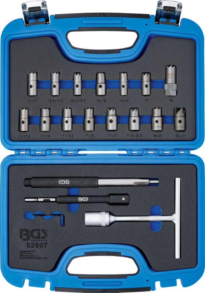 Produktbild BGS Injektoren Dichtsitz Fräser Satz 19 teilig bild 4