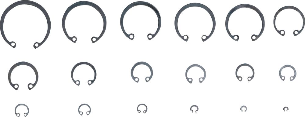 Produktbild Innen Seegerring Sortiment (Sprengringe) Durchmesser 3 - 32 mm 300 teilig bild 2