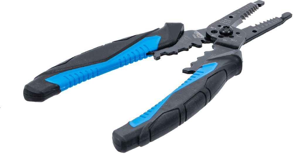 Produktbild BGS Kabel Abisolier und Crimpzange 210 mm bild 3