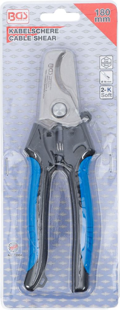 Produktbild BGS Kabelschere Edelstahl 180 mm bild 7