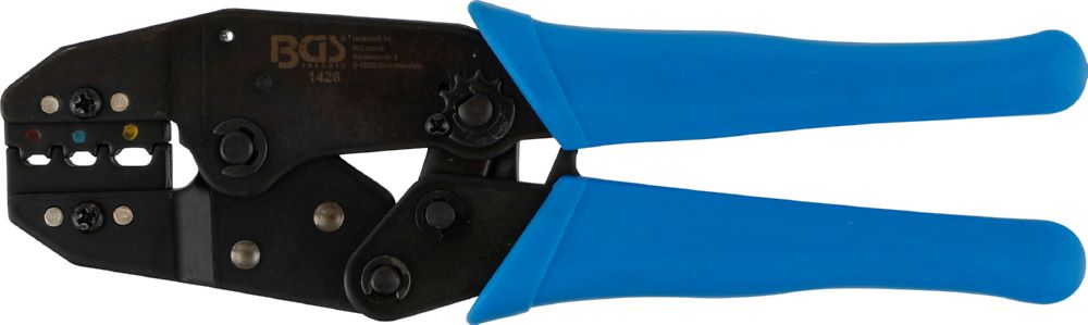 Produktbild BGS Kabelschuhzange mit Ratschenfunktion für isolierte Kabelverbinder 0,5 - 6 mm²
