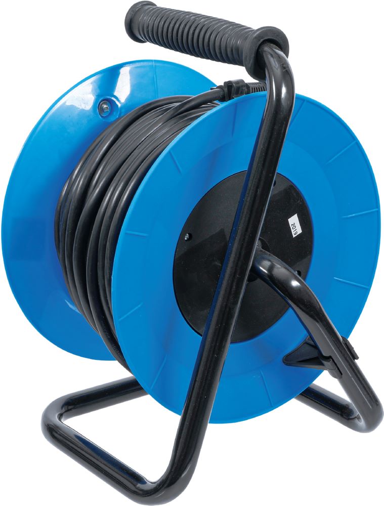 Produktbild Kabeltrommel 25 meter 3 x 1,5 mm² 4 Steckdosen IP 20 3000 W bild 3