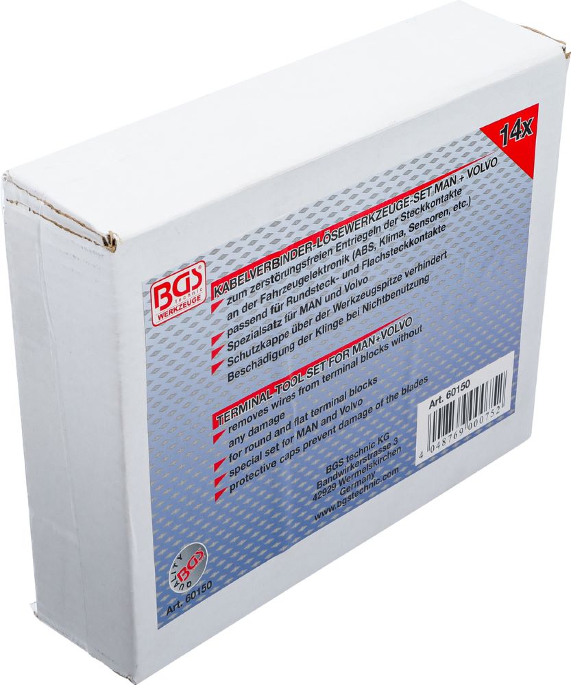 Produktbild BGS Kabelverbinder Lösewerkzeug Satz für MAN, Volvo 14 teilig bild 6