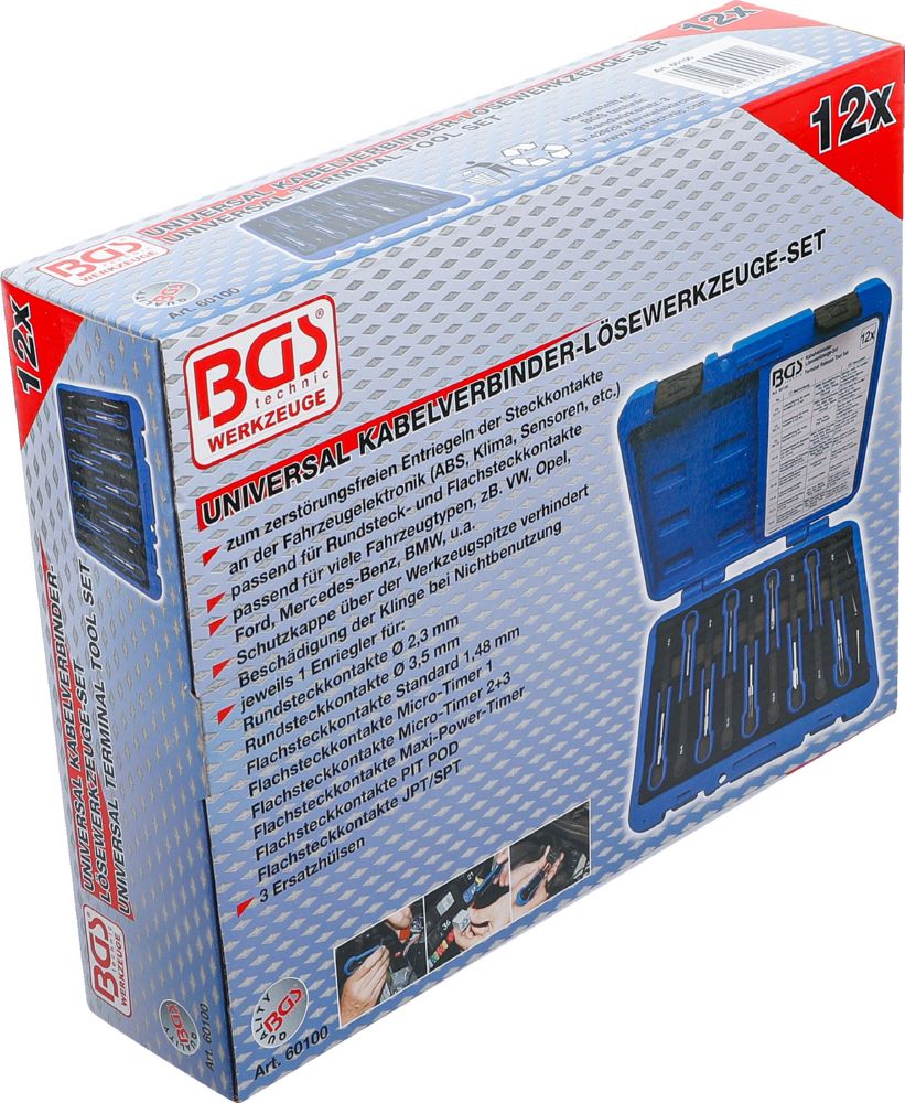 Produktbild BGS Kabelverbinder Lösewerkzeug Satz universal 12 teilig bild 6