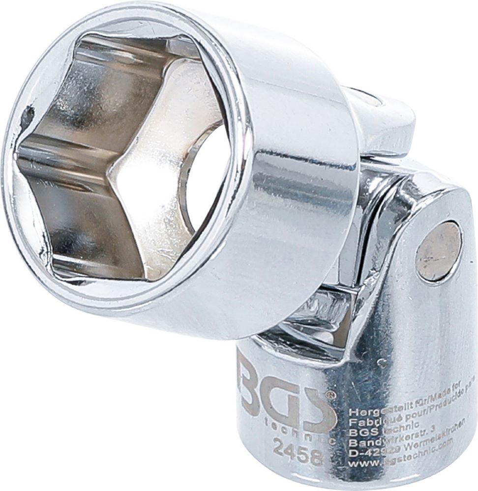 Produktbild Kardangelenk Einsatz Sechskant Innenvierkant 3/8 Zoll 18 mm bild 2