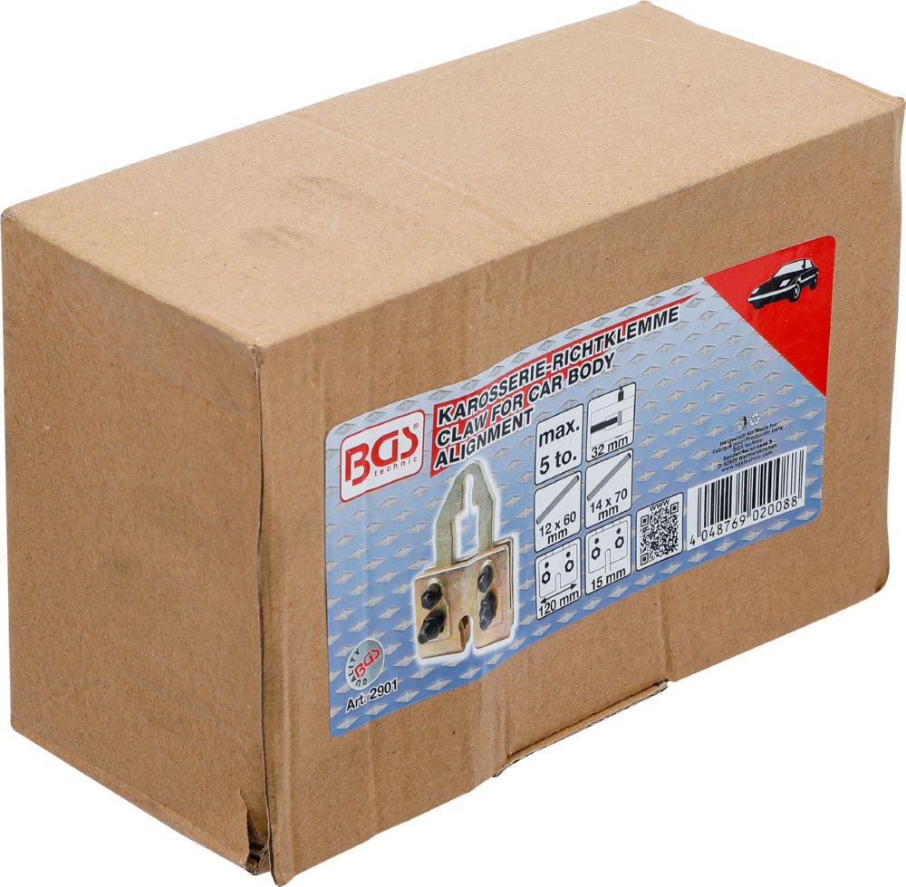 Produktbild BGS Karosserie Richtklemme 120 mm eine Zugrichtung max. 5 tonnen bild 4
