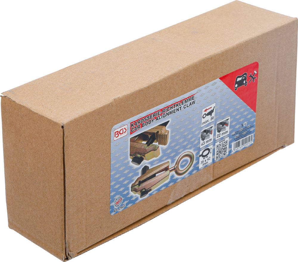 Produktbild BGS Karosserie Richtklemme 43 mm eine Zugrichtung max. 5 tonnen bild 4