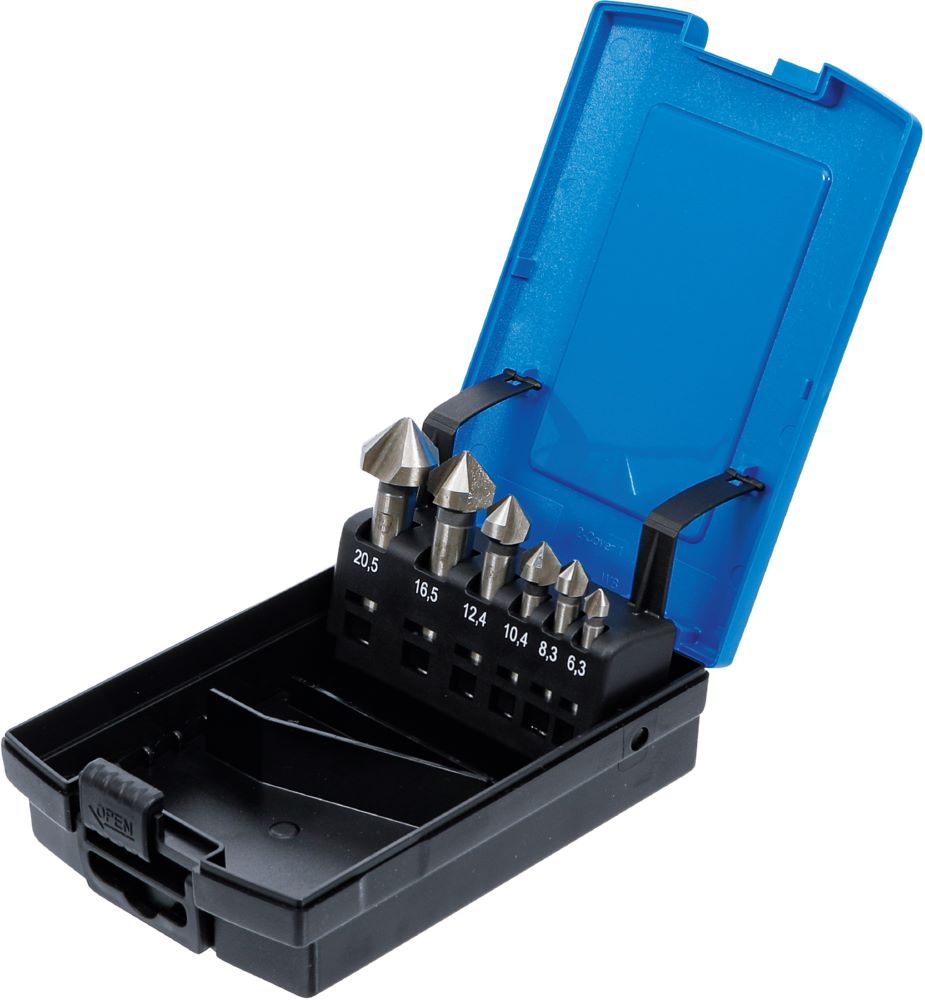 Produktbild Kegelsenker Satz HSS DIN 335 Form C 6 teilig bild 3