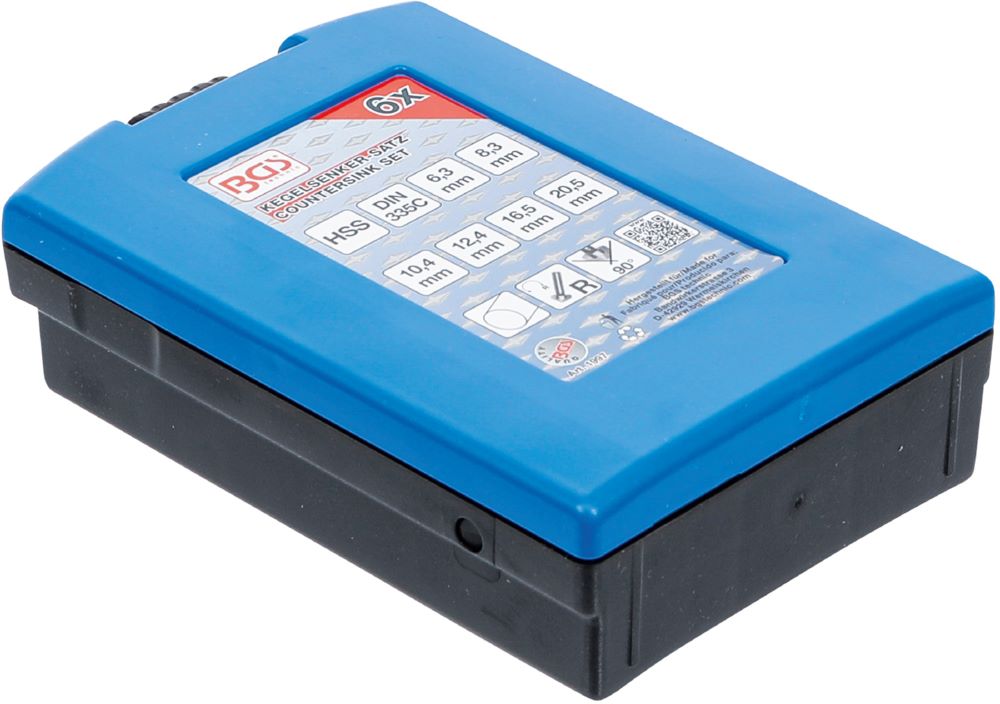 Produktbild Kegelsenker Satz HSS DIN 335 Form C 6 teilig bild 5