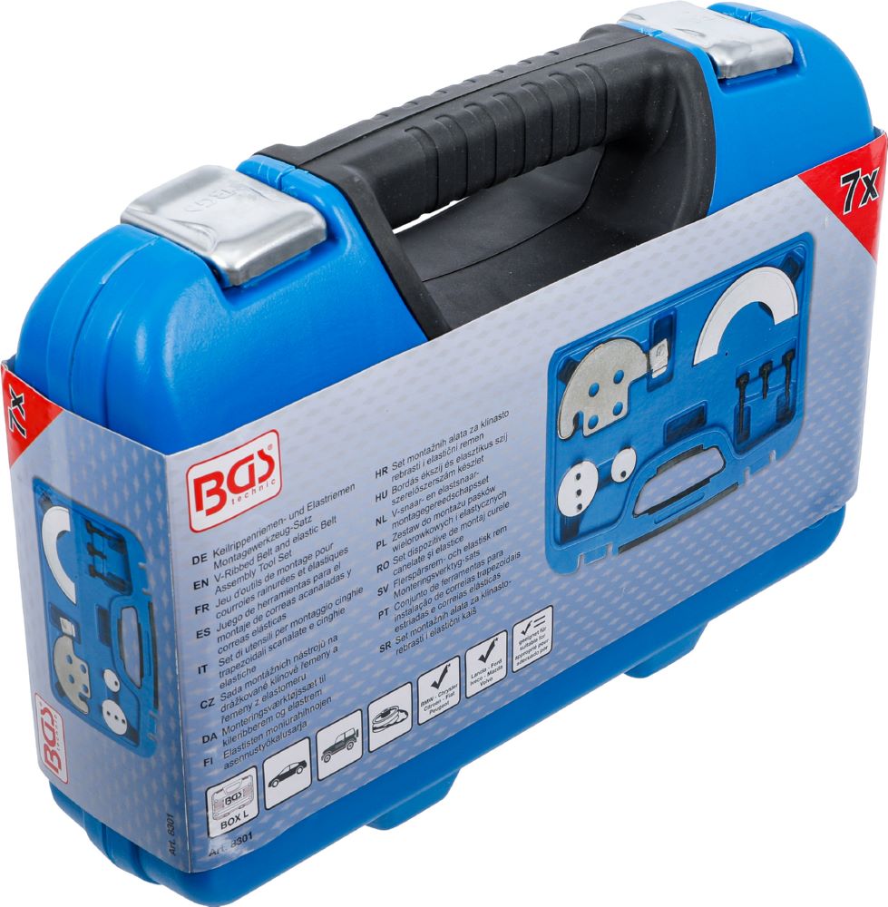 Produktbild BGS Keilrippenriemen und Elastriemen Montagewerkzeug Satz 7 teilig bild 6