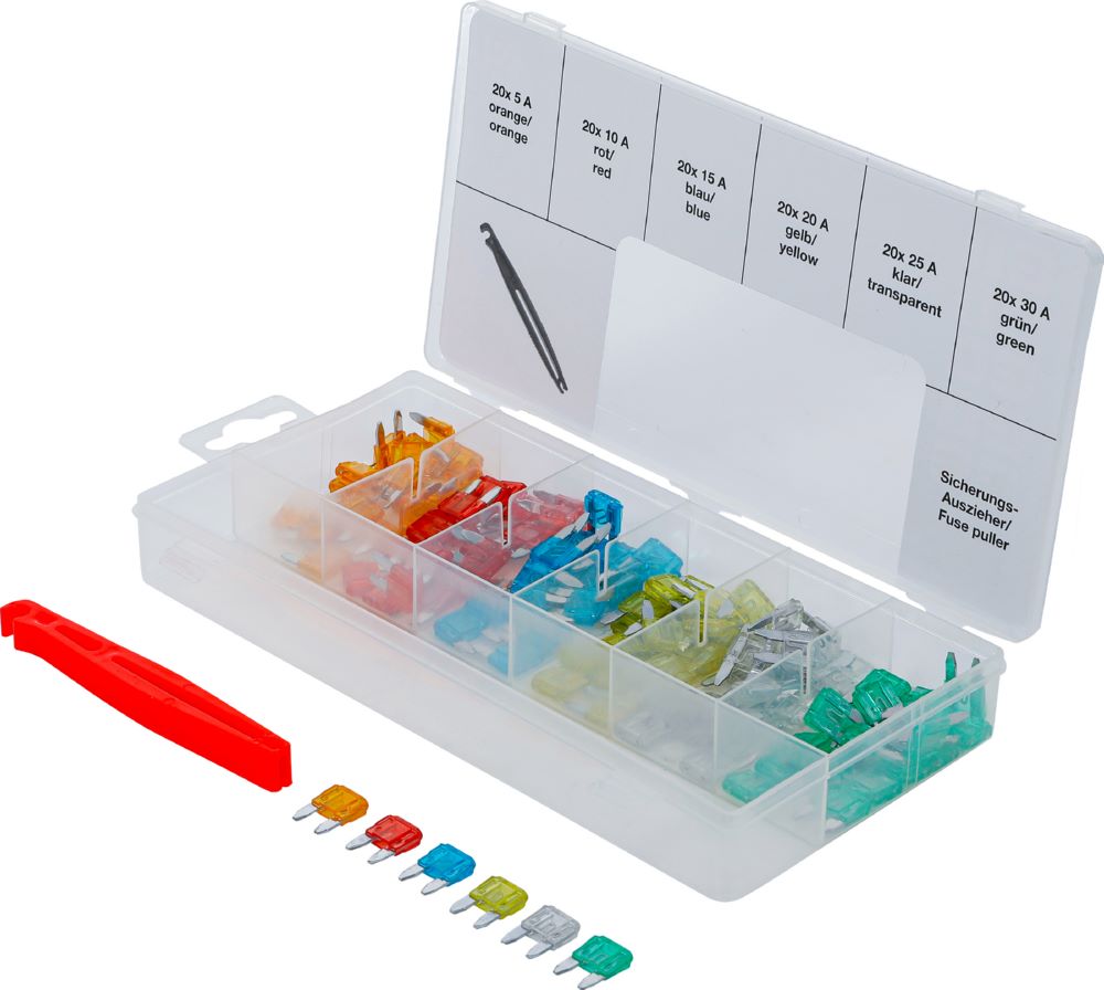 Produktbild BGS Kfz Sicherungs Sortiment MINI 121 teilig