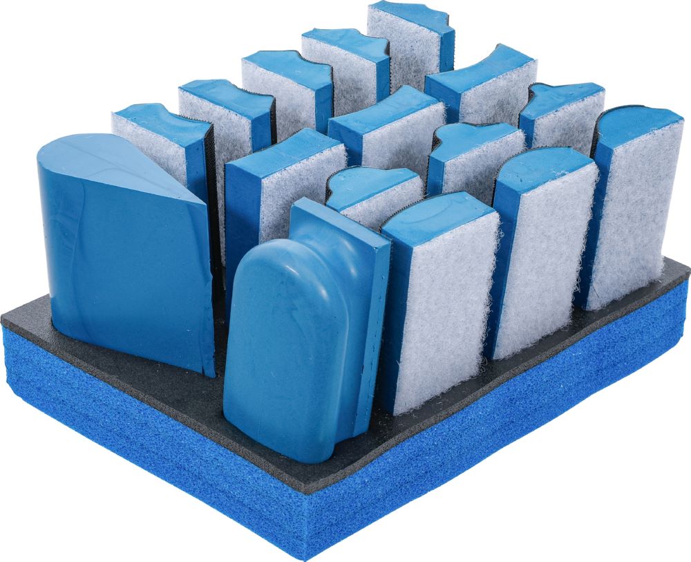 Produktbild BGS Klett Schleifblock Satz 16 teilig bild 6