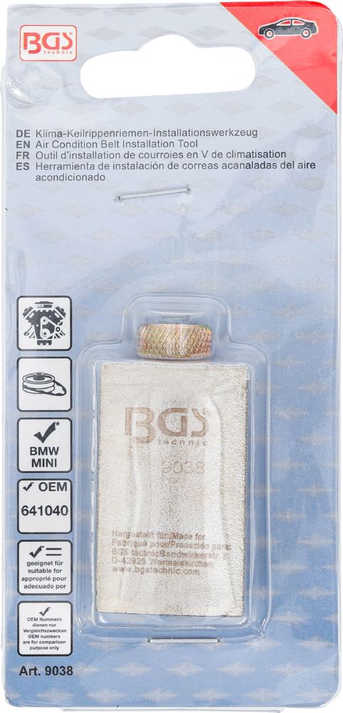 Produktbild BGS Klima Keilrippenriemen Installationswerkzeug für BMW N62 / MINI W17 bild 4