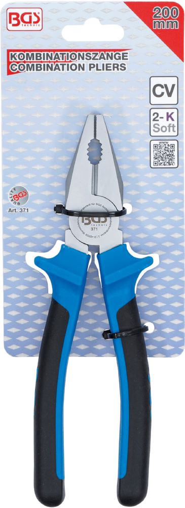 Produktbild BGS Kombinationszange 200 mm Blau bild 5