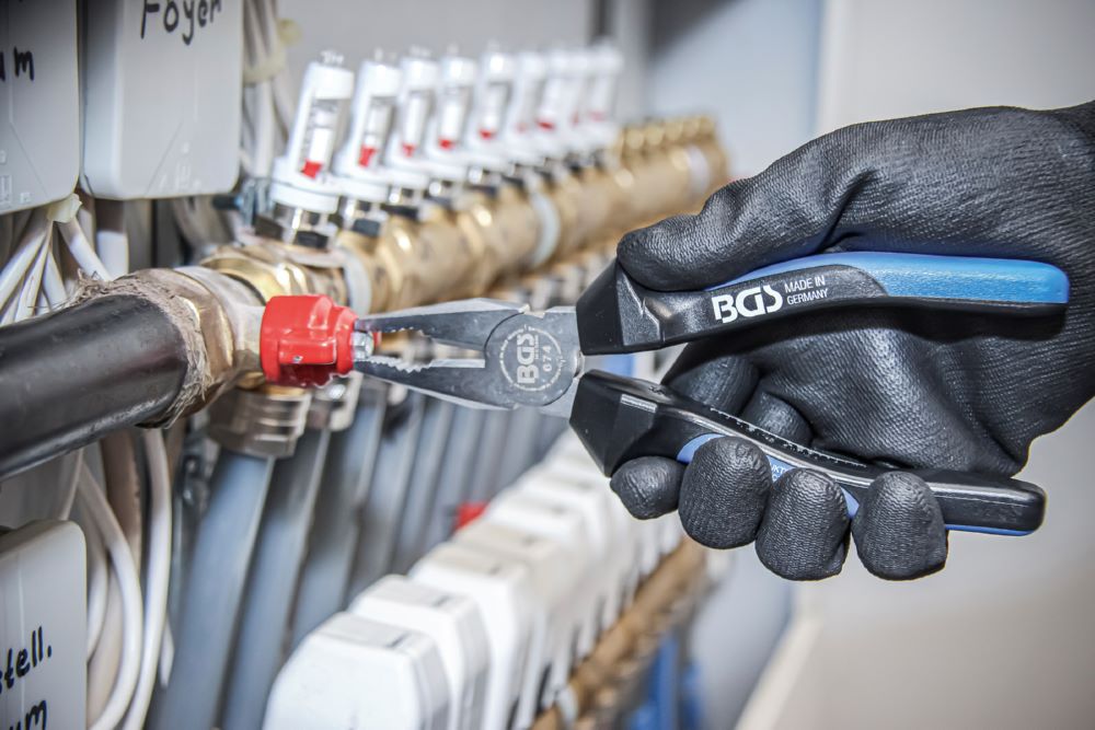 Produktbild BGS Kombizange mit Facette und Schneider 180 mm bild 4