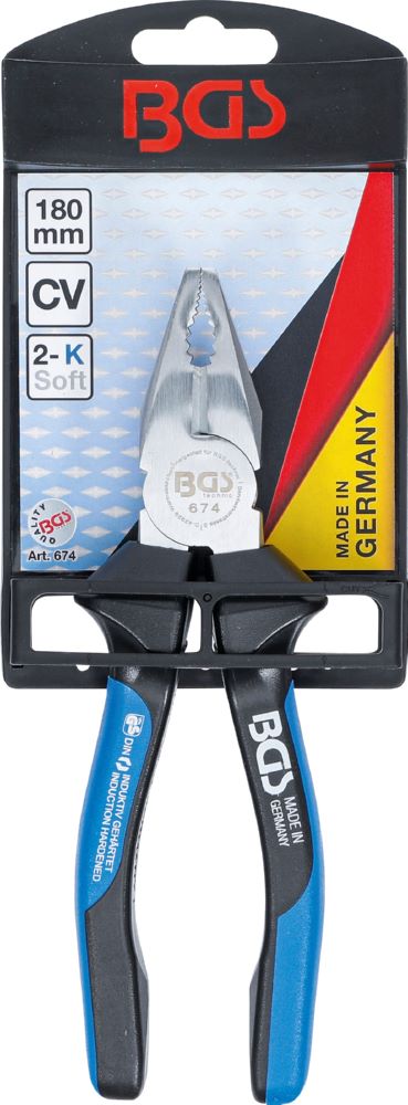 Produktbild BGS Kombizange mit Facette und Schneider 180 mm bild 5