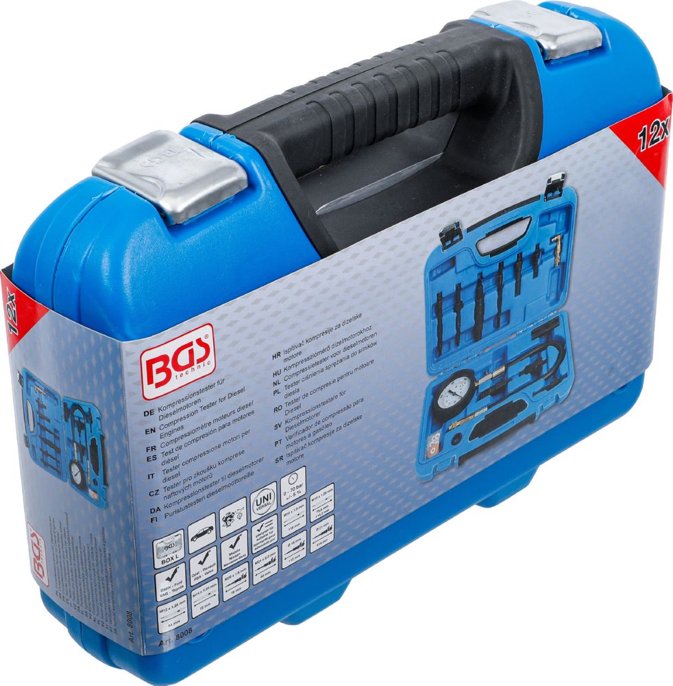 Produktbild Kompressionstester für Dieselmotoren für fast alle Fahrzeugtypen verwendbar bild 7