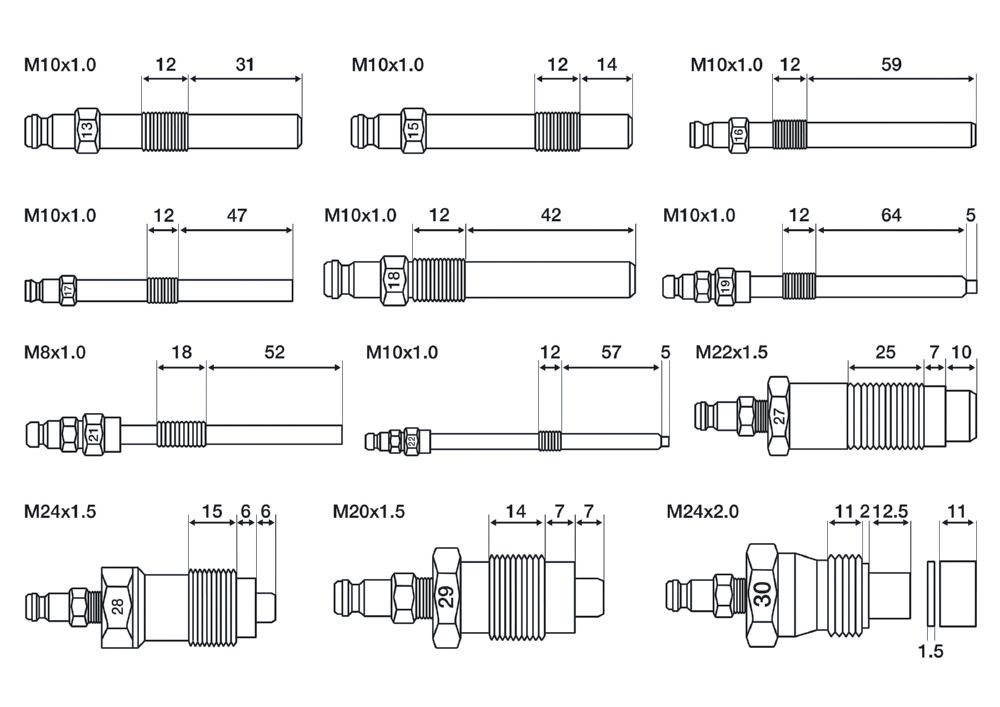 Produktbild Kompressionstester Satz für Benzin- und Dieselmotoren bild 3