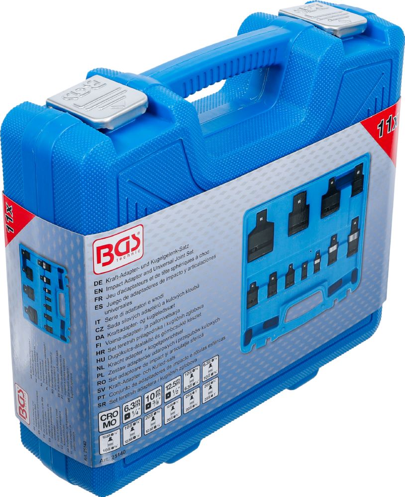Produktbild Kraft Adapter und Kugelgelenk Satz 1/4 Zoll - 1 Zoll 11 teilig bild 6