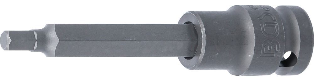 Produktbild BGS Kraft Bit Innensechskant 6 mm Einsatz Länge 100 mm Antrieb Innenvierkant 12,5 mm