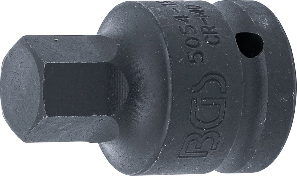 Produktbild BGS Kraft Bit Innensechskant 19 mm Einsatz Länge 55 mm Antrieb Innenvierkant 20 mm