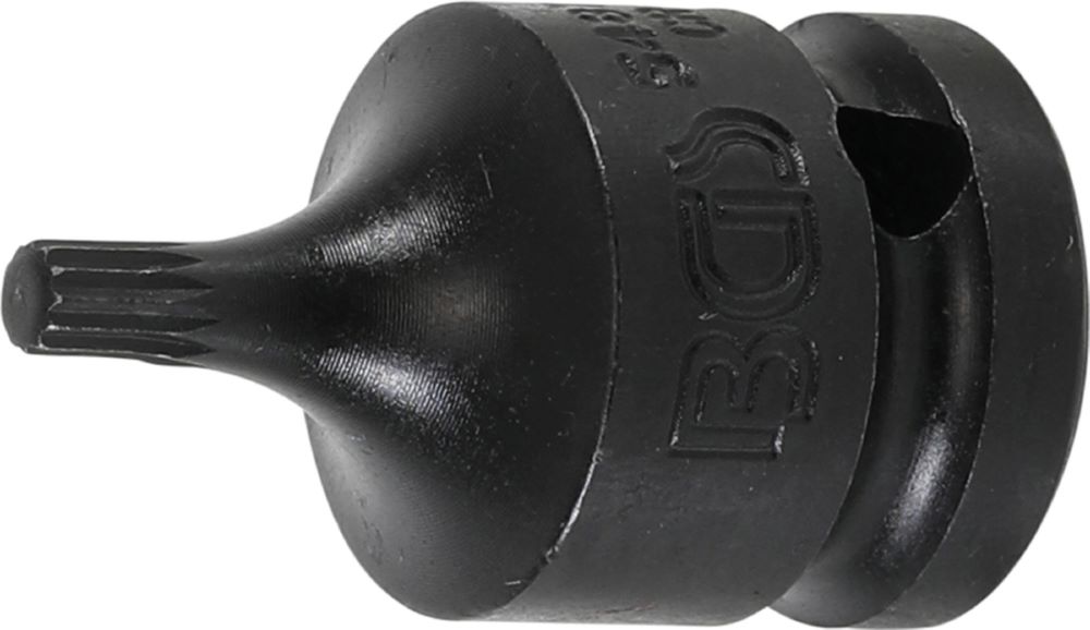 Produktbild BGS Kraft Bit Innenvielzahn M5 Einsatz Länge 42 mm Antrieb Innenvierkant 12,5 mm