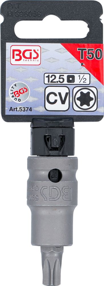 Produktbild Kraft Bit T50 Einsatz Länge 55 mm Antrieb Innenvierkant 12,5 mm 1/2 Zoll bild 3