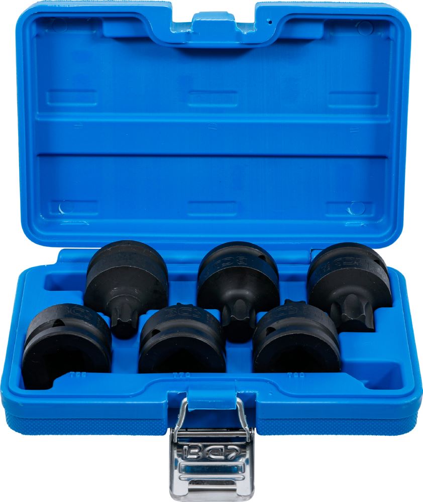 Produktbild BGS Kraft Bit T55-T100 Einsatz Satz Antrieb Innenvierkant 20 mm 3/4 Zoll 6 teilig