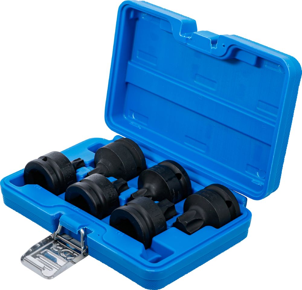 Produktbild BGS Kraft Bit T55-T100 Einsatz Satz Antrieb Innenvierkant 20 mm 3/4 Zoll 6 teilig bild 3