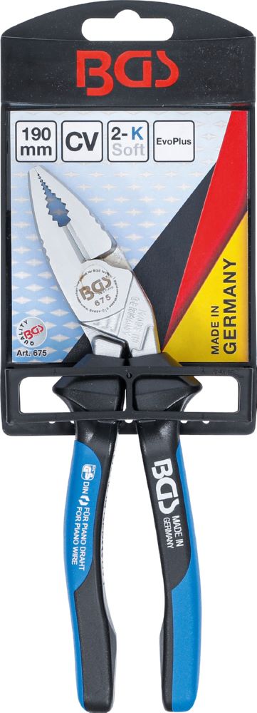 Produktbild BGS Kraft Kombizange mit Schneide EvoPlus 190 mm bild 5