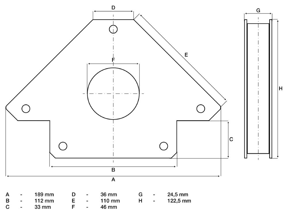 Produktbild BGS Kraft Magnethalter Länge 190 mm bild 3