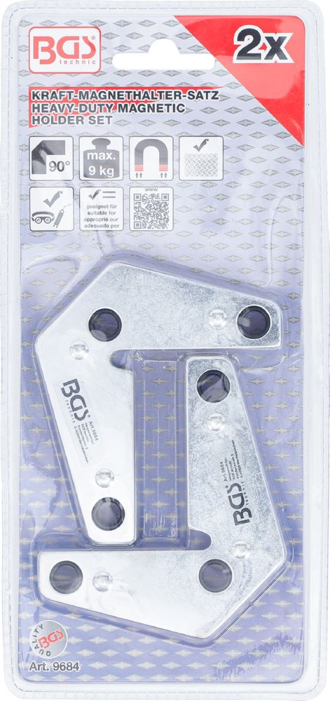 Produktbild BGS Kraft Magnethalter Satz L-Form 2 teilig bild 3