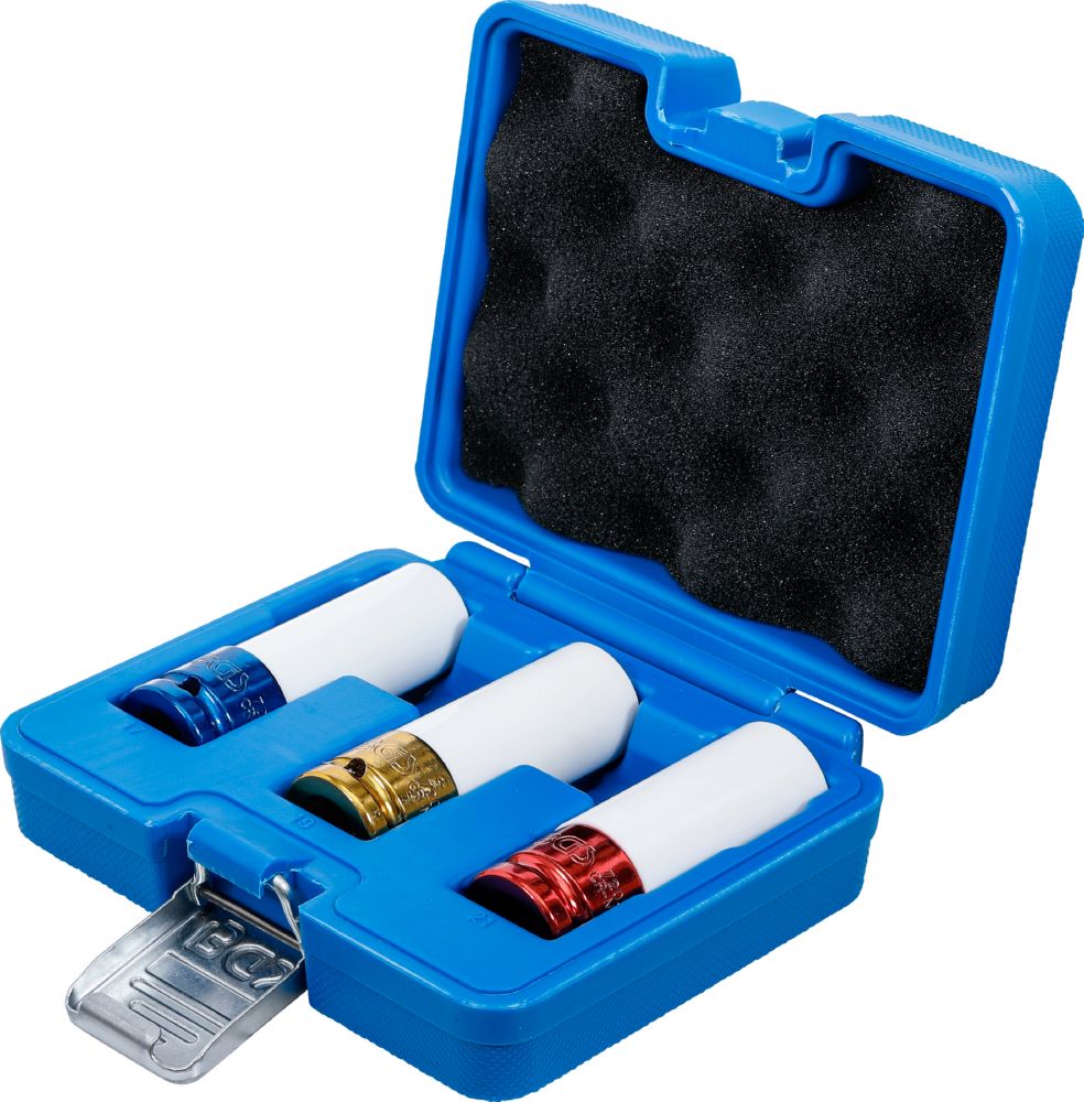 Produktbild Kraft Schoneinsatz Satz Innenvierkant 1/2 Zoll 17 / 19 / 21 mm 3 teilig bild 3