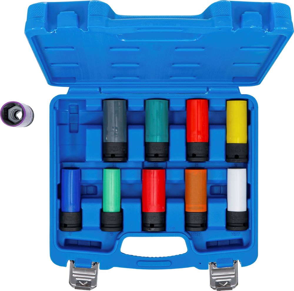 Produktbild Kraft Schoneinsatz Satz Innenvierkant 1/2 Zoll 15 - 24 mm 10 teilig bild 4